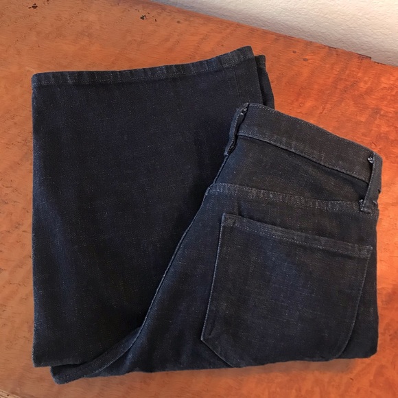 Banana Republic High Rise Wide Leg Jean, 28P dark - Picture 2 of 8